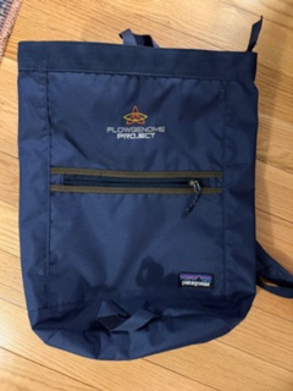 Patagonia Arbor Market Navy Zip Top Backpack Daypack Lightweight  Travel School